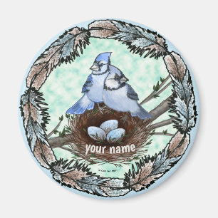 Aimant Nest bleu Jay