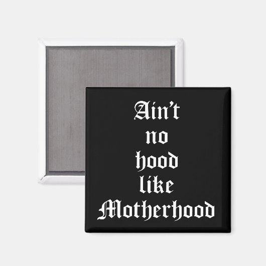 Aimant N'est pas un trou comme la maternité (Recto/Verso)