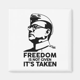 Aimant Nethaji Subash Chandra Bose cite le leader indien