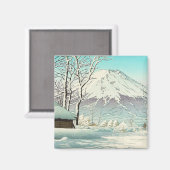 Aimant Nettoyage après neige à Oshiono Hasui Kawase (Recto/Verso)