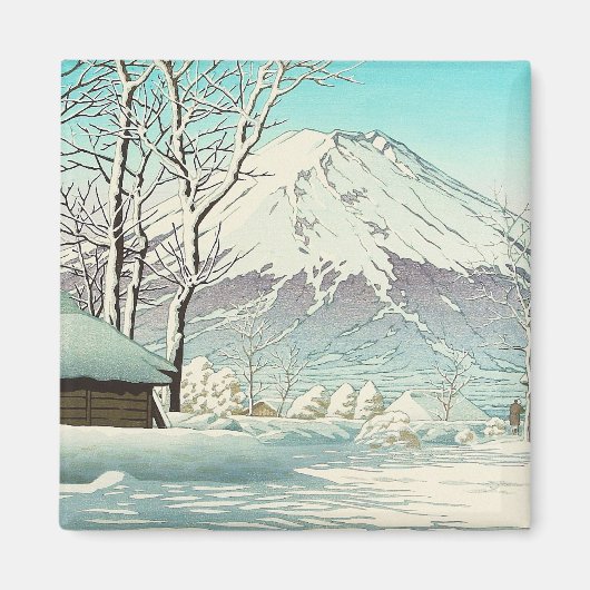 Aimant Nettoyage après neige à Oshiono Hasui Kawase (Devant)