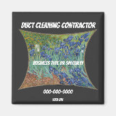 Aimant Nettoyage des poussières Logo Uniforme (Devant)