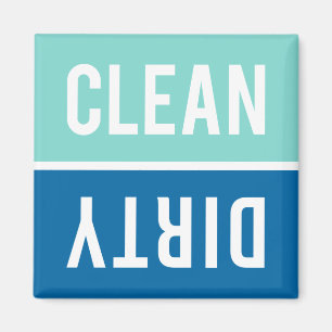 Aimant Nettoyage sec Aqua et Cobalt Blue Lave-vaisselle