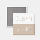 Aimant Nettoyer Dirty indicateur lave-vaisselle réversibl (Recto/Verso)