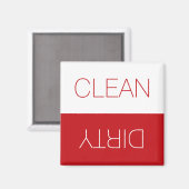 Aimant Nettoyer Dirty indicateur réversible lave-vaissell (Recto/Verso)