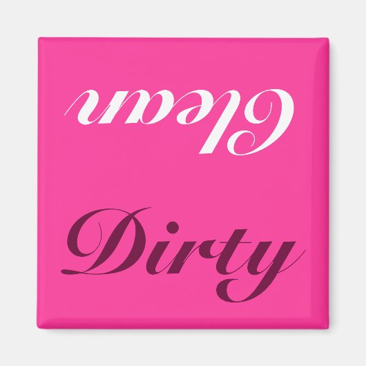 Aimant Nettoyer l'aimant du lave-vaisselle sale (Devant)