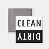 Aimant Nettoyer l'aimant du lave-vaisselle sale (Recto/Verso)