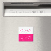 Aimant Nettoyer Lave-vaisselle indicateur rose chaud mode (In Situ (Lave-vaisselle))