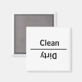 Aimant Nettoyer le lave-vaisselle sale (Recto/Verso)