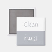 Aimant Nettoyer le sec (gris et blanc) (Recto/Verso)