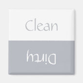 Aimant Nettoyer le sec (gris et blanc) (Devant)