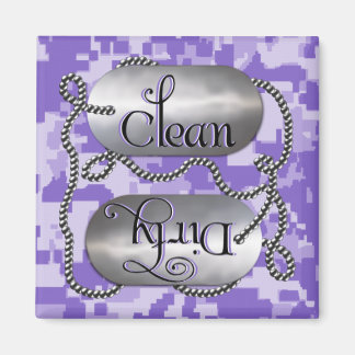 Aimant Nettoyer N Dirty Chien Tags 1 (Aimant Lave-Vaissel