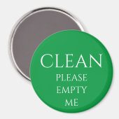 AIMANT NETTOYER S'IL VOUS PLAÎT ME REMPLIR (Recto/Verso)