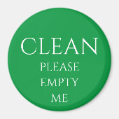 AIMANT NETTOYER S'IL VOUS PLAÎT ME REMPLIR (Devant)