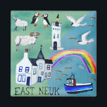 Aimant Neuk Est de Fife Ecosse aquarelle Art<br><div class="desc">Découvrez cette illustration cool de East Neuk of Fife en Ecosse. Vous pourrez marcher sur le magnifique chemin côtier de Fife, en vous arrêtant à travers les villes et en passant par la campagne verdoyante. Arrêtez-vous en chemin pour voir passer les bateaux ou voir l'un des nombreux arc-en-ciel. Avez-vous emprunté...</div>