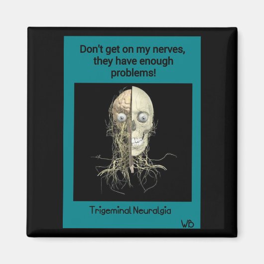 Aimant neuralgique trigeminal (Devant)