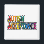 Aimant Neurodiversité Autisme Acceptation Rainbow Button<br><div class="desc">Sensibilisation sur l'autisme Neurodiversité Acceptation Arc-en-ciel Infinité Signal</div>
