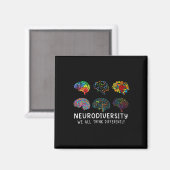 Aimant Neurodiversité Nous Pensons Tous Différemment Cern (Recto/Verso)