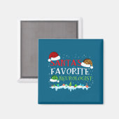 Aimant Neurologist Favorite Santa s Fun (Recto/Verso)