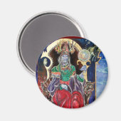 Aimant NEUROMANCER, bleu rouge (Recto/Verso)