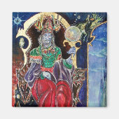 Aimant NEUROMANCER, bleu rouge (Devant)