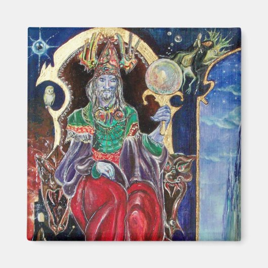 Aimant NEUROMANCER, bleu rouge (Devant)