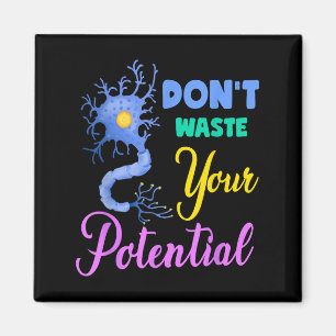 Aimant Neuron, ne gaspillez pas votre neuroscien cérébral