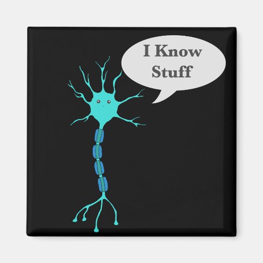 Aimant Neurone Je sais des choses (Devant)