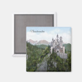 Aimant Neuschwanstein - Bavière - Allemagne (Recto/Verso)