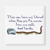 Aimant Neutralité Net - Prêtez Ma Souris (Devant)