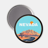 Aimant Nevada États-Unis d'Amérique (Recto/Verso)