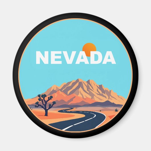 Aimant Nevada États-Unis d'Amérique (Devant)
