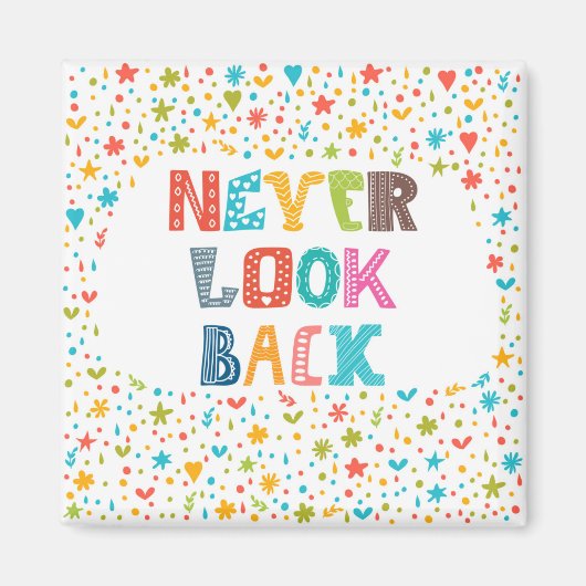 Aimant Never Look (Devant)