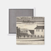 Aimant Nevis, Résidences vertes, fermes (Recto/Verso)