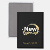 Aimant New Beginnings / Imán Nuevos Comienzos (Recto/Verso)