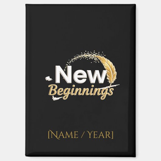 Aimant New Beginnings / Imán Nuevos Comienzos (Recto)