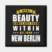 Aimant New Berlin - Funny D City Gift  (Devant)