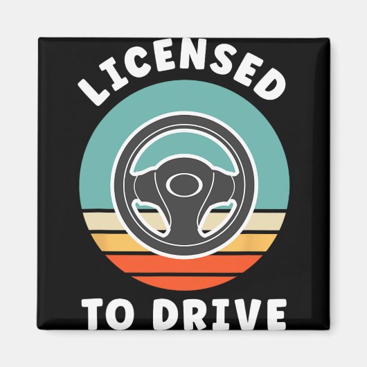 Aimant New Driver Driver's Permit Celebration Teen Driver (Devant)