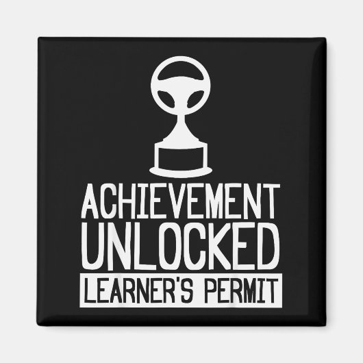 Aimant New Driver Learner Permit Driving School - Driver' (Devant)