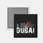 Aimant New Dubai Love Skyline Uni For Holidays In Dubai  (Recto/Verso)