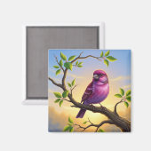 Aimant New Hampshire State Bird Purple Finch (Recto/Verso)