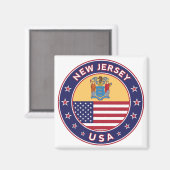 Aimant New Jersey (Recto/Verso)
