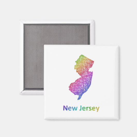 Aimant New Jersey (Recto/Verso)
