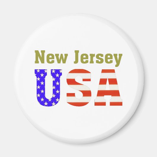 Aimant New Jersey USA ! (Devant)