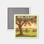 Aimant New Jersey vintage (Recto/Verso)