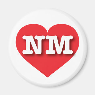 Aimant New Mexico Red Heart - I love NM