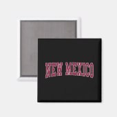 Aimant New Mexico - Throwback Design - Clic  (Recto/Verso)