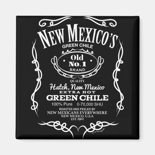 Aimant New Mexico's Old No. 1 Hatch Green Chile Novelty D (Devant)