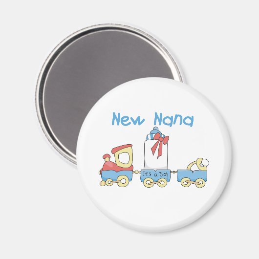 Aimant New Nana - Train Tshirts et cadeaux (Recto/Verso)