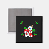 Aimant New Orleans Mr Bingle Christmas Tradition Snowman  (Recto/Verso)